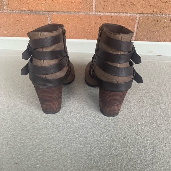 BP rustic brown booties with stud detailing - Picture 5 of 6